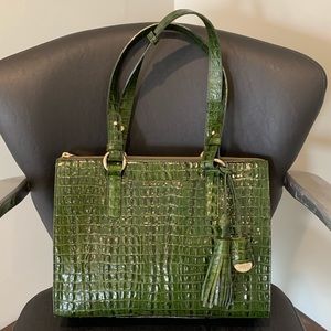 Green Alligator Purse by Brahmin